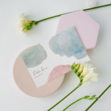 Abstract Visitekaartje voor metaalWaterverf