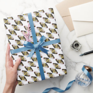 Abstract vispatroon cadeaupapier