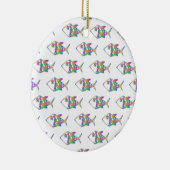 Abstract vispatroon keramisch ornament (Rechts)