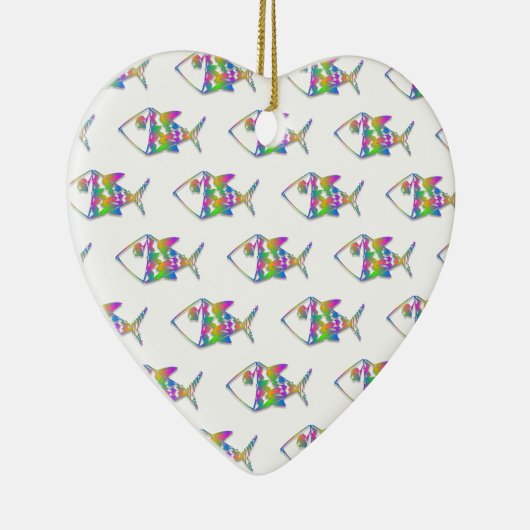 Abstract vispatroon keramisch ornament (Rechts)