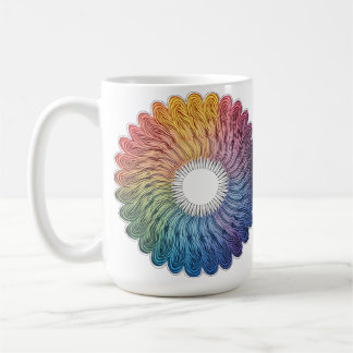 Abstract vivid mug