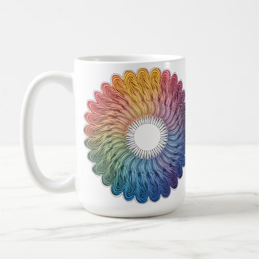 Abstract vivid mug (Gauche)