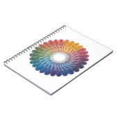 Abstract vivid notebook notitieboek (Linkerzijde)