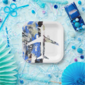 Abstract vliegen door Michael Moffa Papieren Bordje (Feest)