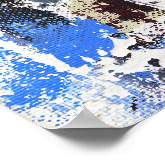 Abstract vliegen door Michael Moffa Poster (Hoek)