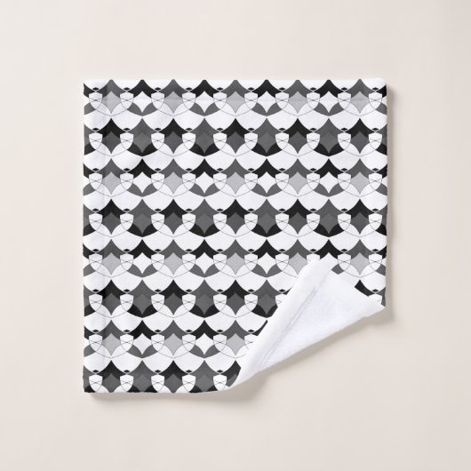 Abstract volksgezondheids - ethno traditioneel bad handdoek (Wasdoekje)