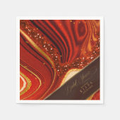 Abstract Vrijgezellenfeest van Agate heet Sinaasap Servet (Voorkant)