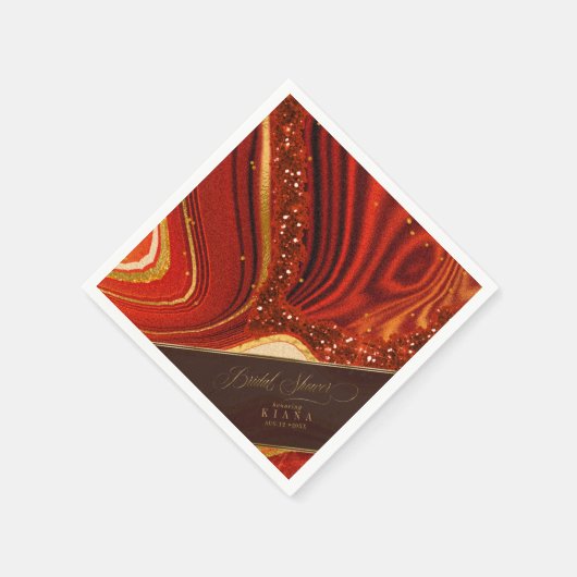 Abstract Vrijgezellenfeest van Agate heet Sinaasap Servet (Hoek)