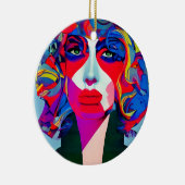 Abstract Vrouw Keramisch Ornament (Rechts)