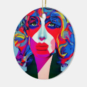 Abstract Vrouw Keramisch Ornament (Links)