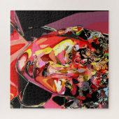 Abstract Vrouw portret Legpuzzel (Horizontaal)