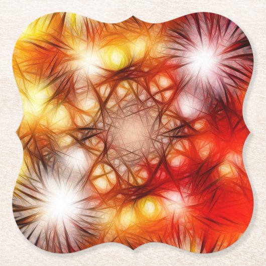 Abstract vuurwerk sterren achtergrond-34944 kartonnen onderzetters (Voorkant)