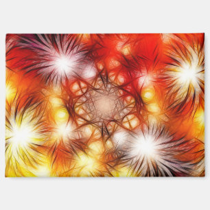Abstract vuurwerk sterren achtergrond magneet