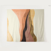 Abstract Wandkleed (Voorkant (horizontaal))