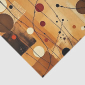 Abstract Warm Minimalist Layers Tissue Paper Tissuepapier (Detail)