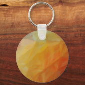 Abstract Warmth: Impressionist Mosaic Sleutelhanger (Voorkant)