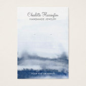 Abstract Water Oorbel Sieraden Display Kaart (Voorkant)