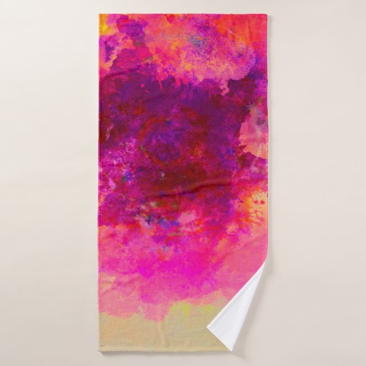 Abstract watercolor background. Colorful texture.  Badhanddoek (Badhanddoek)