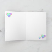 Abstract Watercolor Design Kaart (Binnen)