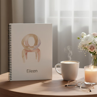 Abstract Watercolor Notitieboek voor Moeder