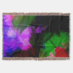 Abstract watercolor verf 2 deken