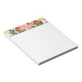 Abstract Watercolour Florals Notepad Notitieblok (Schuin)