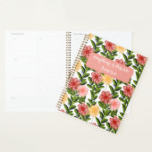 Abstract Watercolour Florals Planner (Devant avec enveloppe)