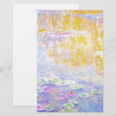 abstract, waterlelies 7 van Monet Briefpapier (Voorkant / Achterkant)