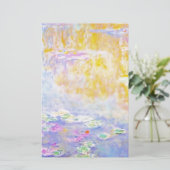 abstract, waterlelies 7 van Monet Briefpapier (Staand voorkant)