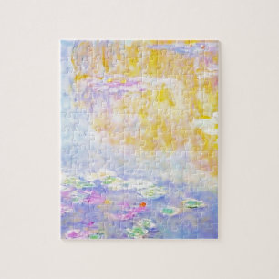 abstract, waterlelies van Monet 7 Legpuzzel