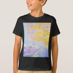 abstract, waterlelies van monet 7 t-shirt
