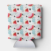 Abstract watermeloenpatroon blikjeskoeler (Achterkant)