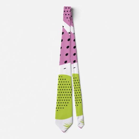 Abstract Watermelon Trendy Dad Stropdas (Voorkant)