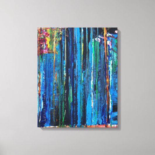 Abstract - Waterval Canvas Afdruk (Voorkant)