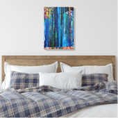 Abstract - Waterval Canvas Afdruk (Insitu (Slaapkamer))