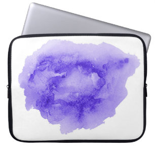 Abstract waterverf achtergrondafbeelding met vloei laptop sleeve