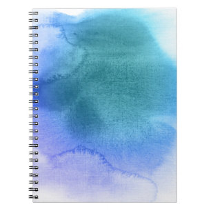 Abstract waterverf handgeschilderde achtergrond 12 notitieboek