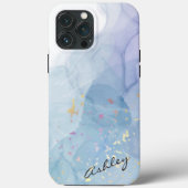 Abstract Waterverf Hoesje-Mate iPhone Case (Achterkant)