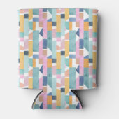 Abstract Waterverf vormpatroon Blikjeskoeler (Voorkant)