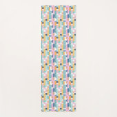 Abstract Waterverf vormpatroon Yogamat (Voorkant)