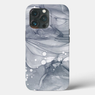 Abstract Watery Gray iPhone 13 Pro Hoesje