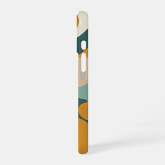 Abstract Wave and Sun iPhone 16 Hoesje (Linkerkant)