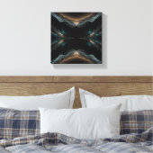 Abstract Wave Energy Canvas Art Afdruk (Insitu (Slaapkamer))