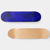 Abstract wave lines skateboard (Horizontaal)