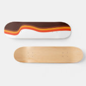 Abstract Wavy Skateboard (Horizontaal)