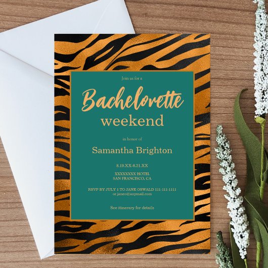 Abstract weekend vrijgezellenweekend kaart