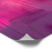 Abstract weidelandschap, Abstracte horizonprint Poster (Hoek)