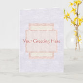 Abstract Wenskaart Kaart (Gele Bloem)