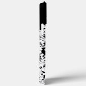 Abstract White Flower Hoesje-Mate iPhone Case (Achterkant / Rechts)