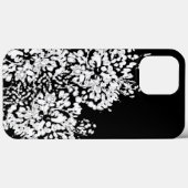 Abstract White Flower Hoesje-Mate iPhone Case (Achterkant (horizontaal))